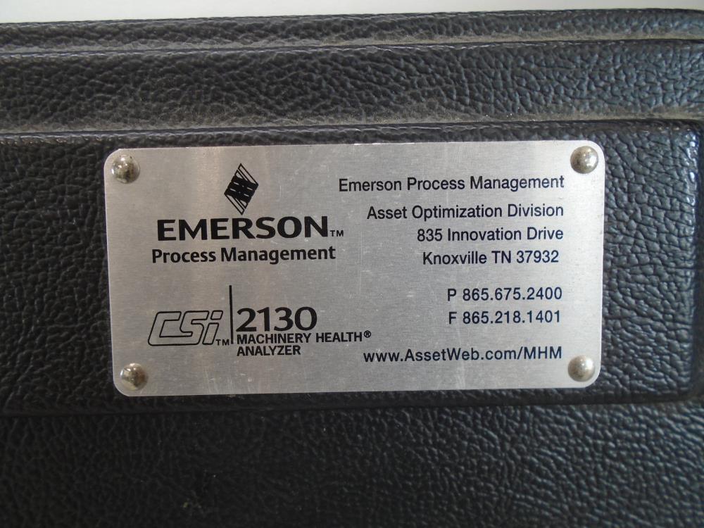 Emerson CSI 2130 Machinery Health Analyzer